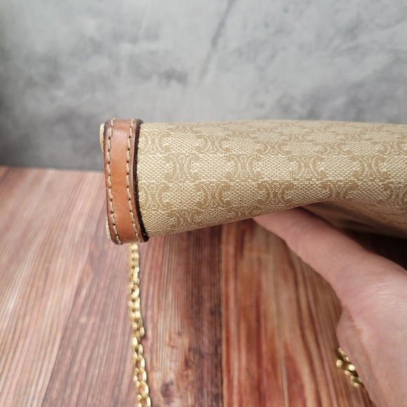 Celine Macadam large Pouch crossbody bag - Picture 6 of 16